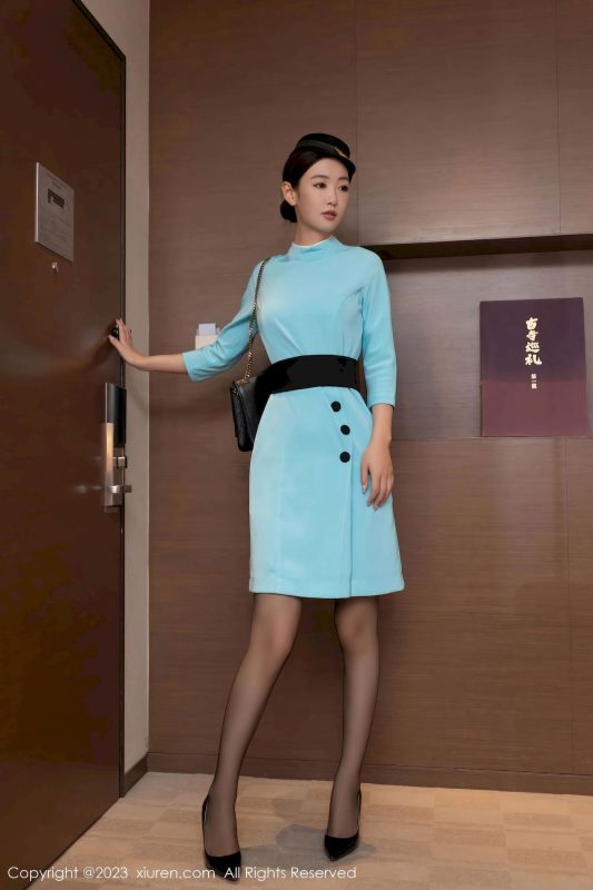 [XiuRen秀人网] No.7516 模特唐安琪 - 空姐制服+曼妙身材性感写真-御萝部落