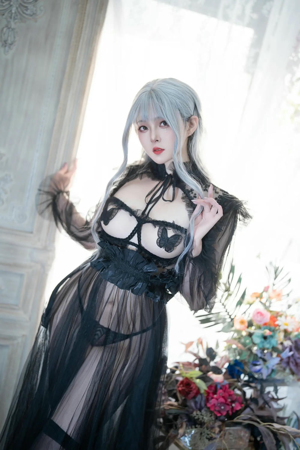Natsuko夏夏子 - Black Butterfly 【62P】 - COSPLAY-御萝部落
