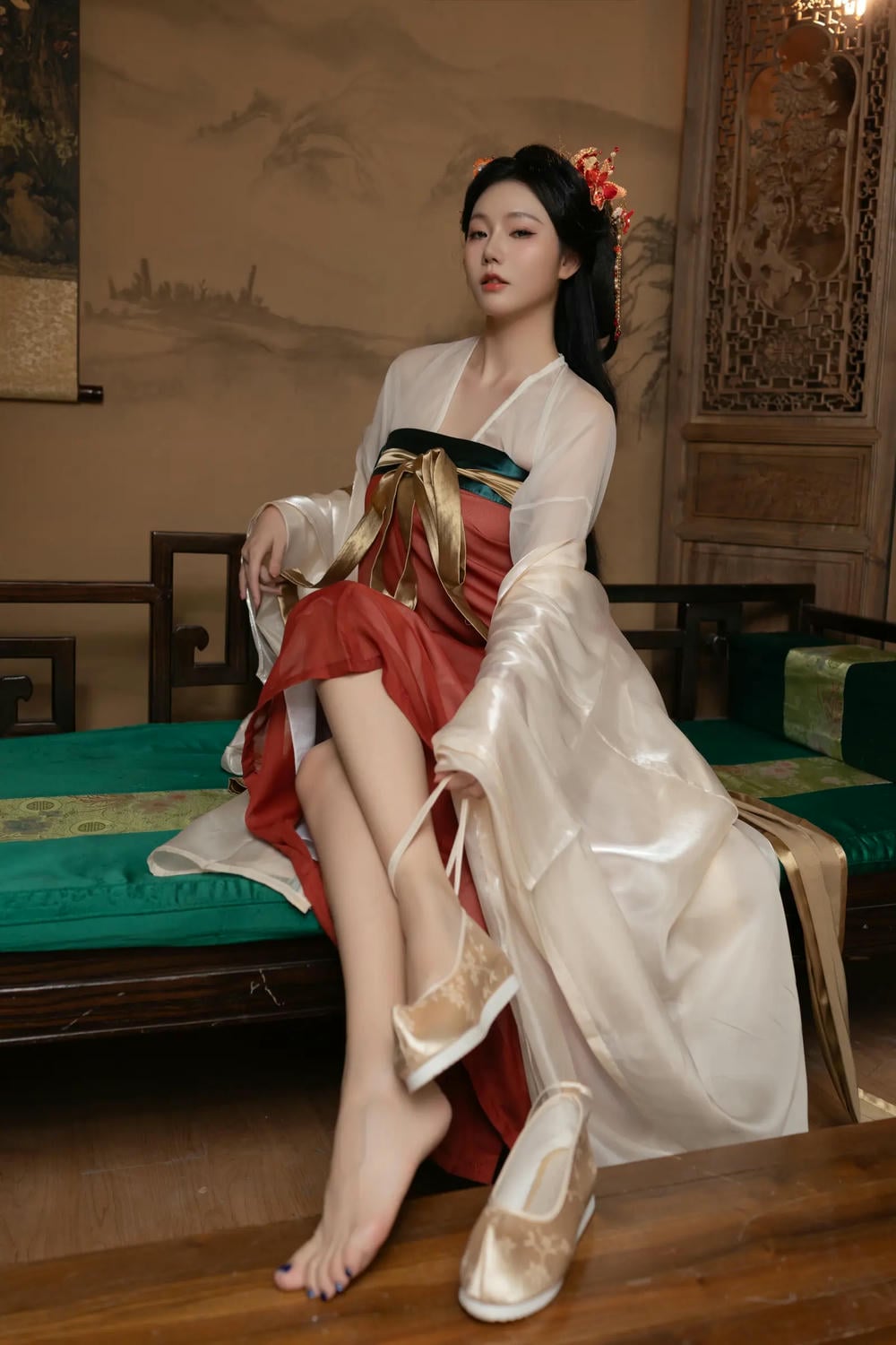 图片[41]-陸萱萱 安然anran 閨蜜古裝【105P】 – COSPLAY-御萝部落