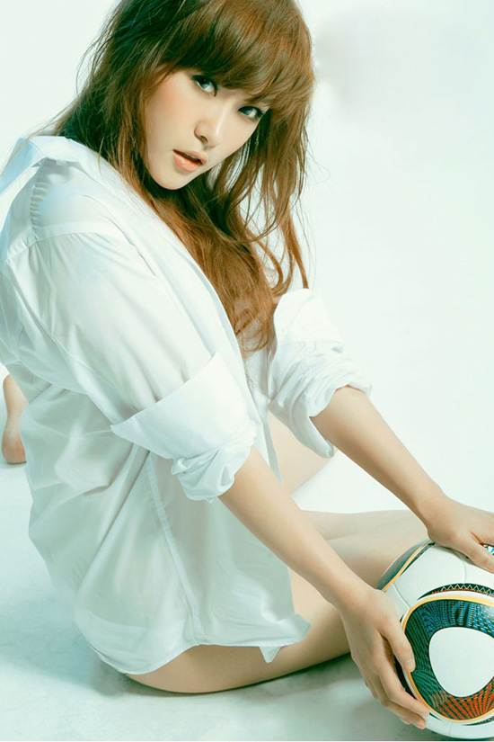 足球宝贝迷人私房诱惑写真-御萝部落